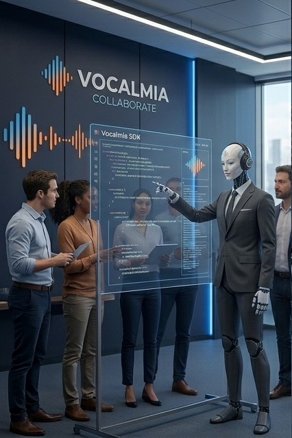 Agent IA Lucie présente Vocalmia Campagnes